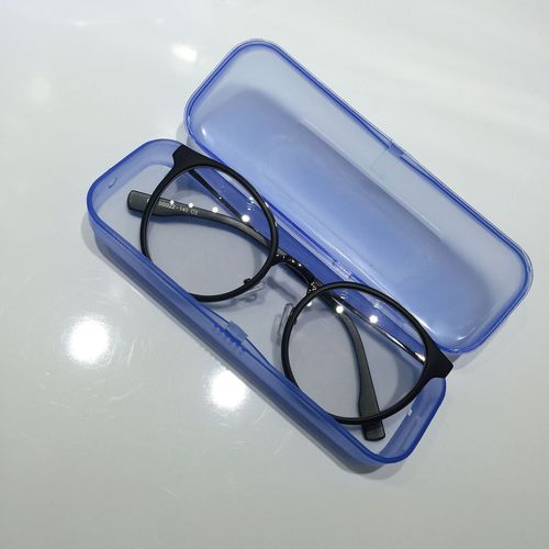 新品塑料光学眼镜镜盒帕 森纳透明老花镜盒子大框眼镜盒厂家批发